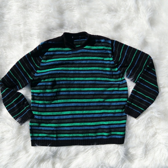 Vintage 70s 80s striped sweater SW-02 - Picture 2 of 3